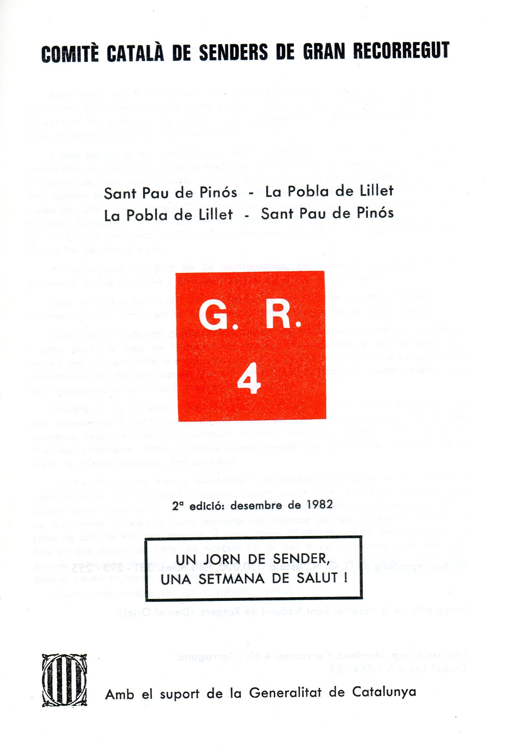 G.R. 4 : Sant Pau de Pinós - La Pobla de Lillet : La Pobla de Lillet - Sant Pau de Pinós - Miniatura 2